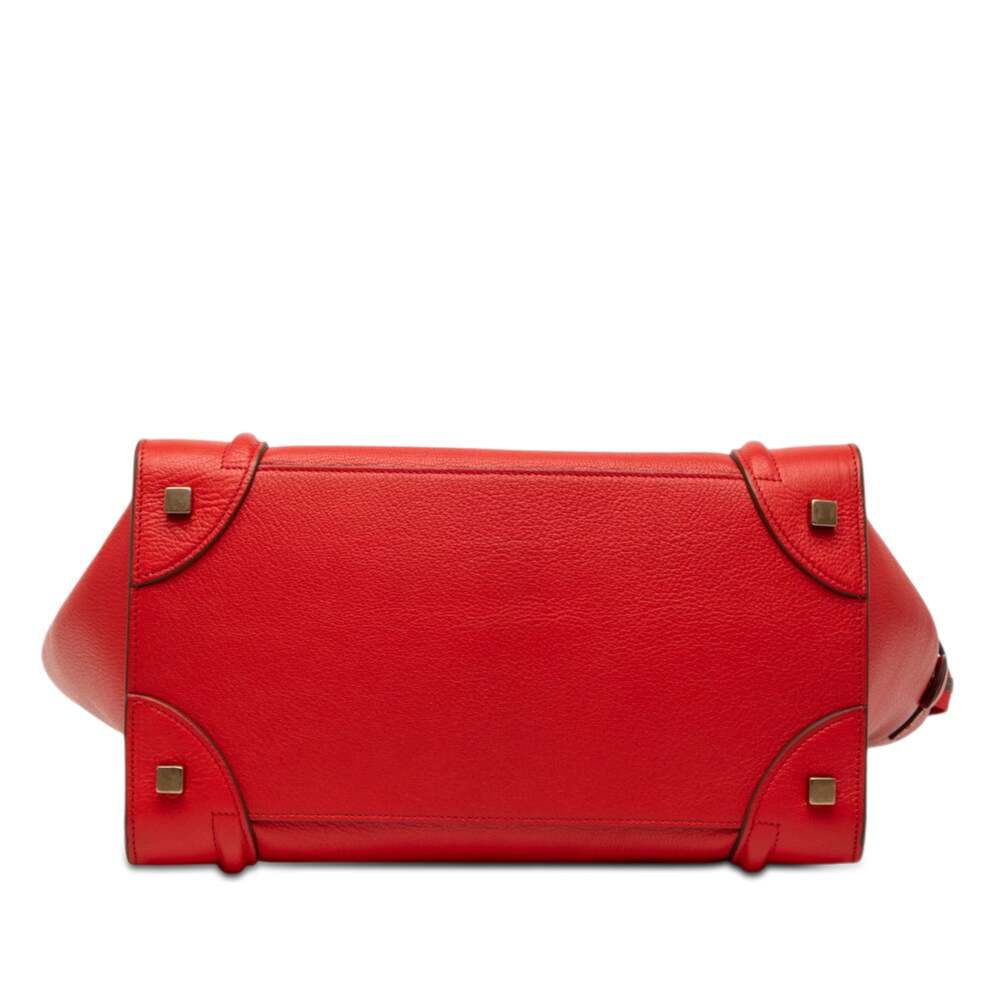 Celine Bicolor Luggage Bag Nubuck Mini #376028C98B - Picture 3 of 6